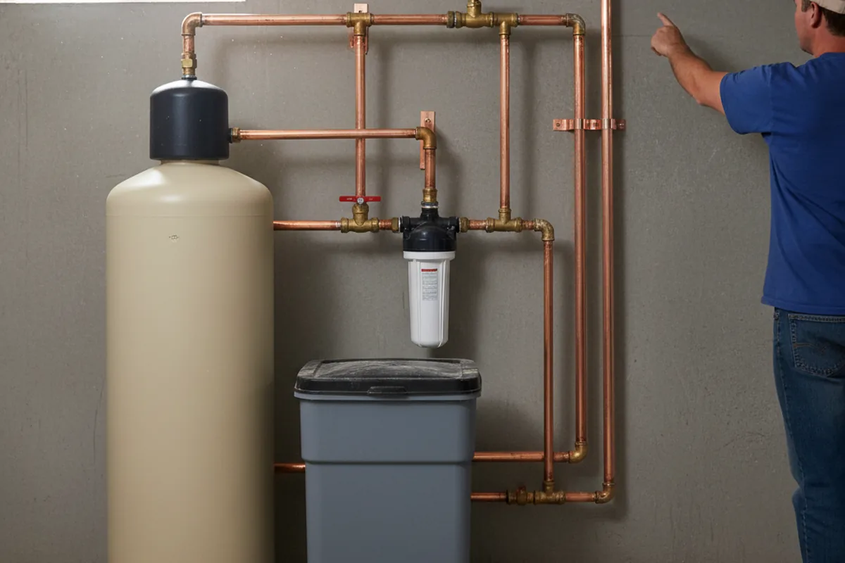 Whole-house water treatment system installed in Blue Ball